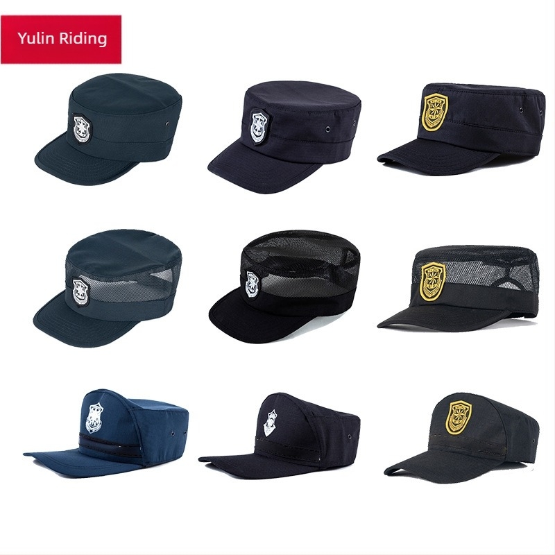 Șapcă de securitate cu cozoroc – unisex, lână/felt, țesătură twill, monocromă, brodată