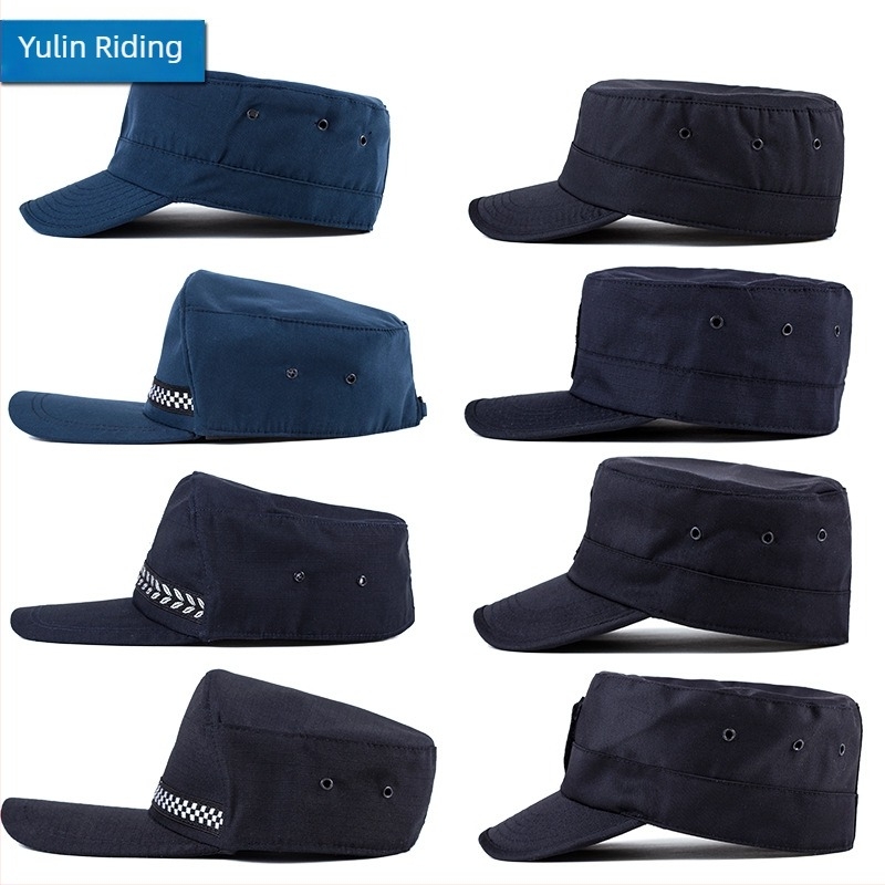 Șapcă de securitate cu cozoroc – unisex, lână/felt, țesătură twill, monocromă, brodată