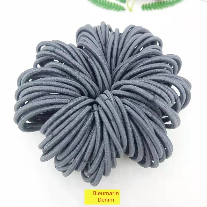 Elastic pentru păr din cauciuc - elasticitate înaltă, realizat manual, design original, fibră poliesterică