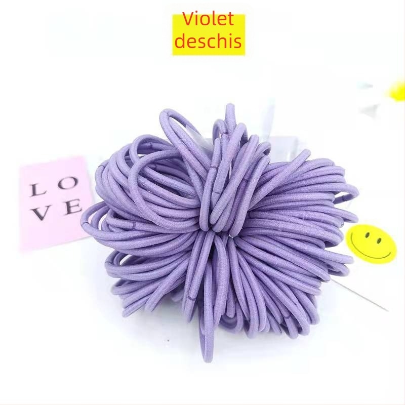 Elastic pentru păr din cauciuc - elasticitate înaltă, realizat manual, design original, fibră poliesterică