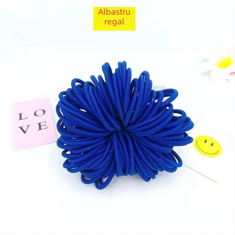 Elastic pentru păr din cauciuc - elasticitate înaltă, realizat manual, design original, fibră poliesterică