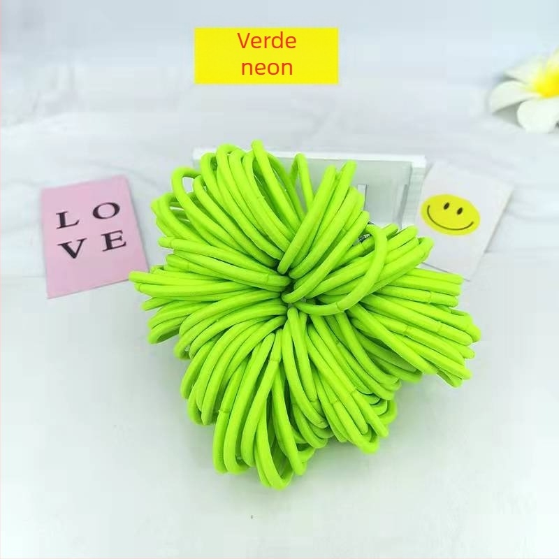 Elastic pentru păr din cauciuc - elasticitate înaltă, realizat manual, design original, fibră poliesterică