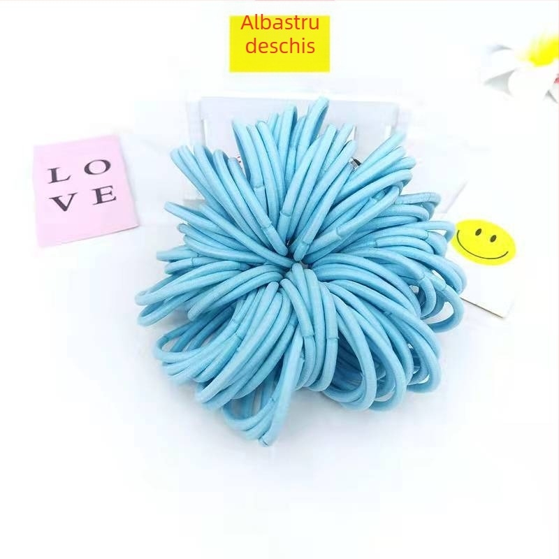 Elastic pentru păr din cauciuc - elasticitate înaltă, realizat manual, design original, fibră poliesterică