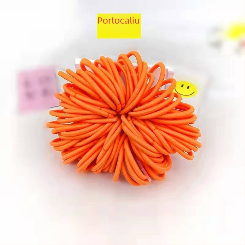 Elastic pentru păr din cauciuc - elasticitate înaltă, realizat manual, design original, fibră poliesterică