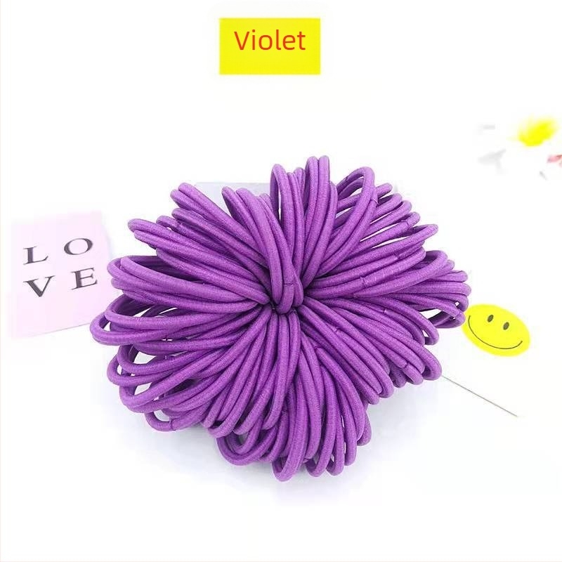 Elastic pentru păr din cauciuc - elasticitate înaltă, realizat manual, design original, fibră poliesterică