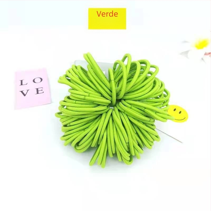 Elastic pentru păr din cauciuc - elasticitate înaltă, realizat manual, design original, fibră poliesterică