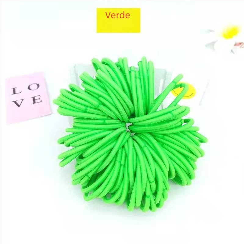 Elastic pentru păr din cauciuc - elasticitate înaltă, realizat manual, design original, fibră poliesterică