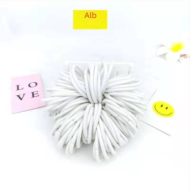 Elastic pentru păr din cauciuc - elasticitate înaltă, realizat manual, design original, fibră poliesterică