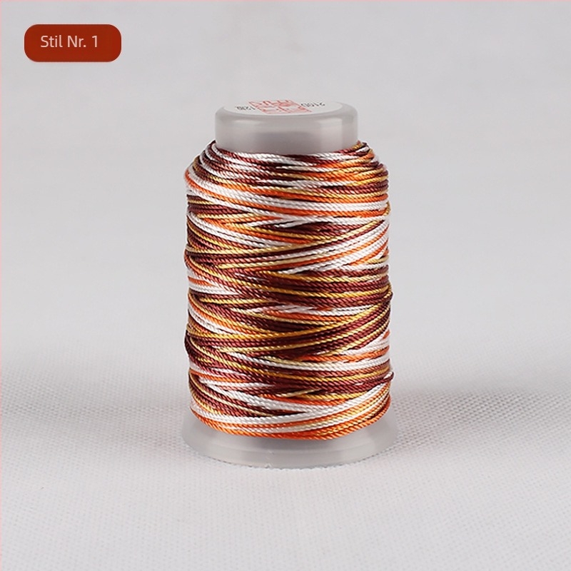 Fir gradient multicolor pentru croitorie DIY, variante 3/6/9/12/15 fire