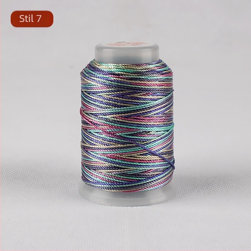 Fir gradient multicolor pentru croitorie DIY, variante 3/6/9/12/15 fire