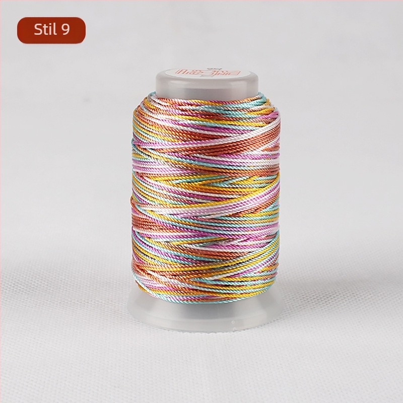 Fir gradient multicolor pentru croitorie DIY, variante 3/6/9/12/15 fire