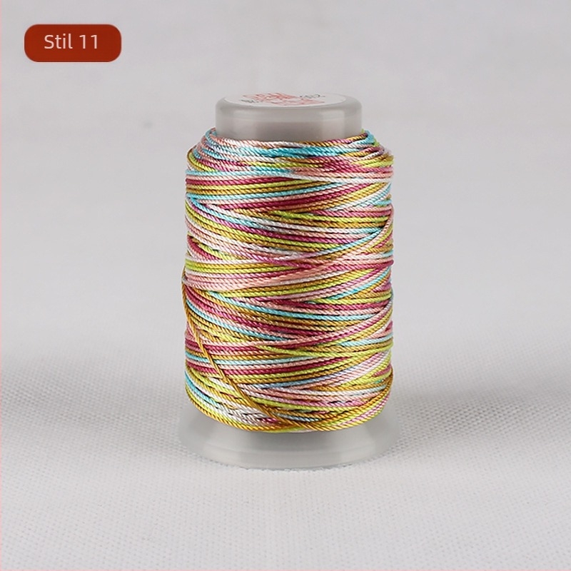 Fir gradient multicolor pentru croitorie DIY, variante 3/6/9/12/15 fire
