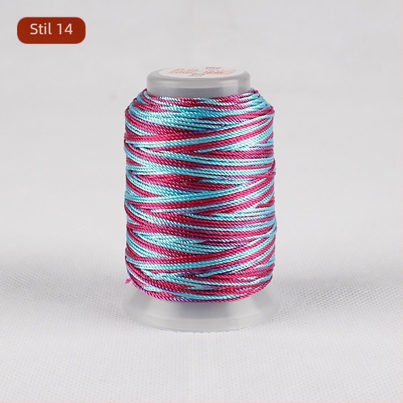 Fir gradient multicolor pentru croitorie DIY, variante 3/6/9/12/15 fire