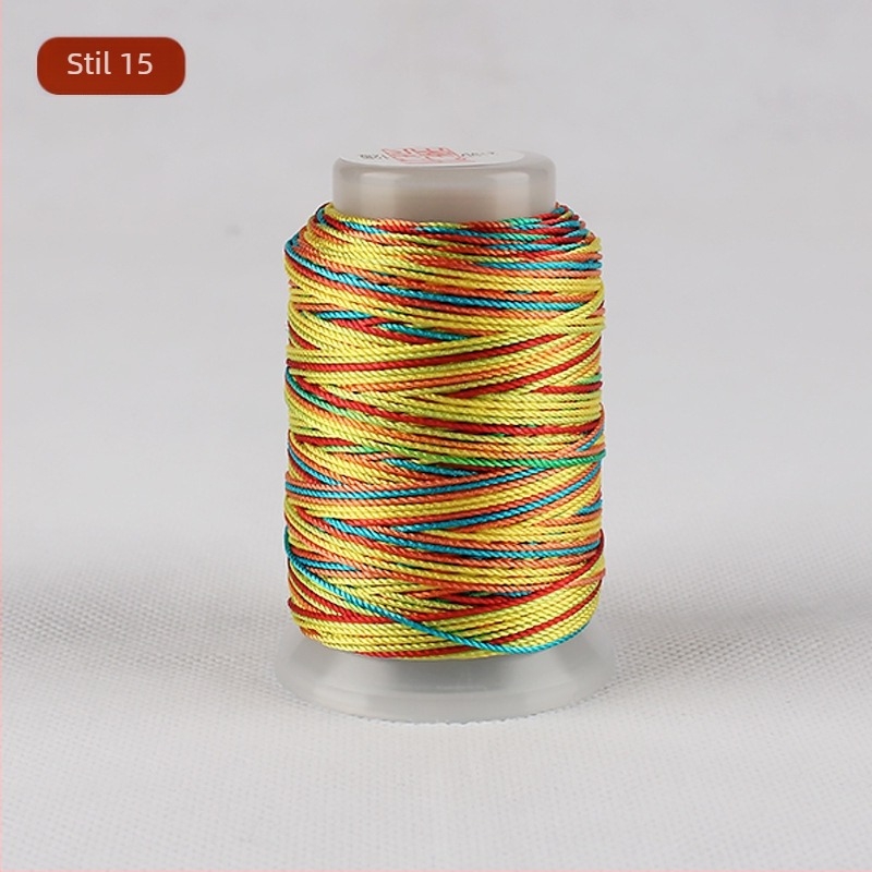 Fir gradient multicolor pentru croitorie DIY, variante 3/6/9/12/15 fire