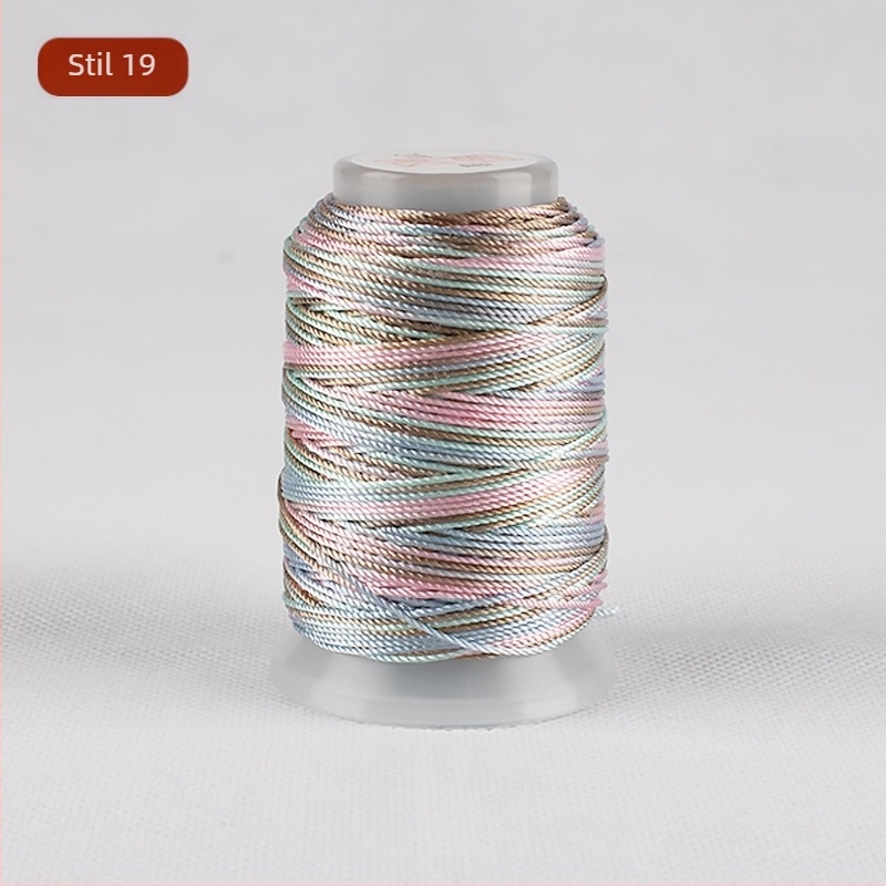 Fir gradient multicolor pentru croitorie DIY, variante 3/6/9/12/15 fire