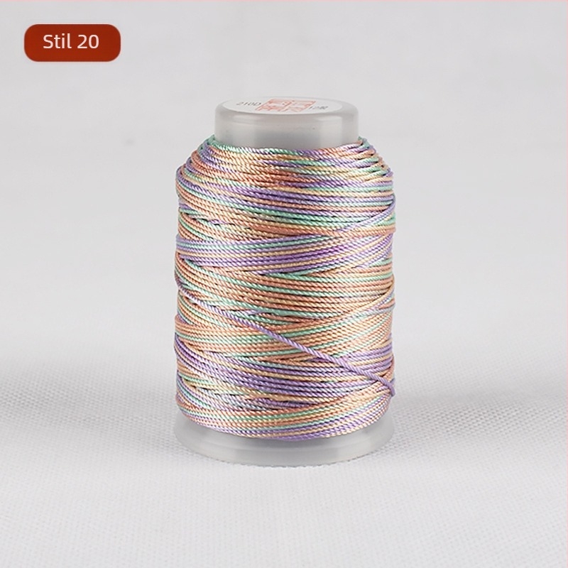 Fir gradient multicolor pentru croitorie DIY, variante 3/6/9/12/15 fire