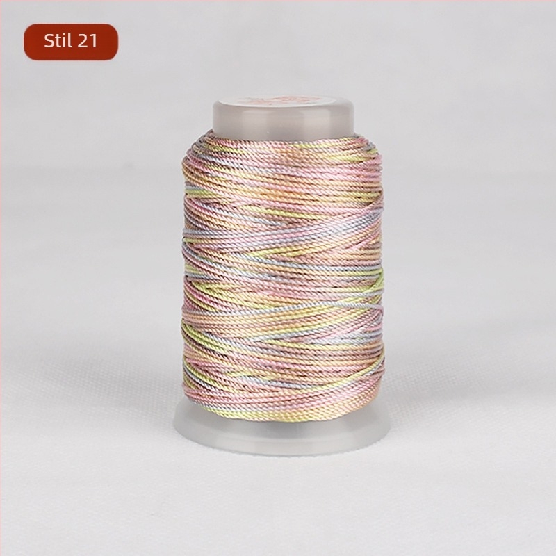 Fir gradient multicolor pentru croitorie DIY, variante 3/6/9/12/15 fire