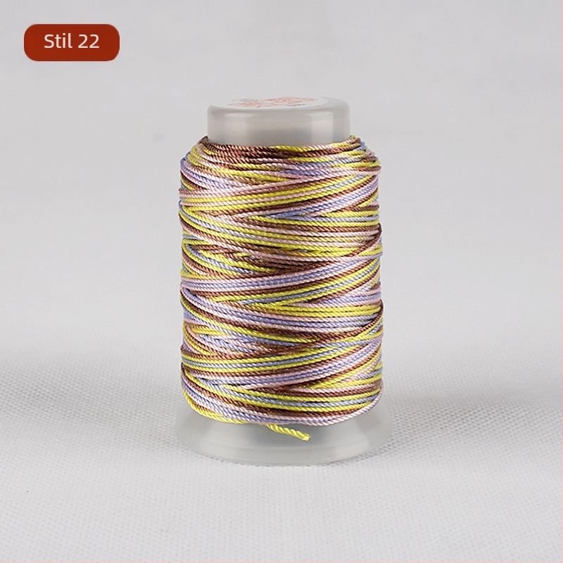 Fir gradient multicolor pentru croitorie DIY, variante 3/6/9/12/15 fire