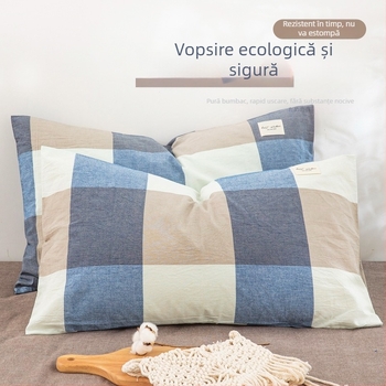 Fețe de pernă din bumbac pur, conținut de bumbac 95%, țesătură 30s, imprimare reactive și vopsire