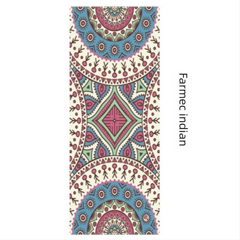 Prosop de yoga antiderapant cu model imprimat — Brand Yuqi, Model 2nHFceBp