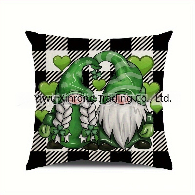 Husă de pernă din in, design tipărit personalizabil – stil modern minimalist