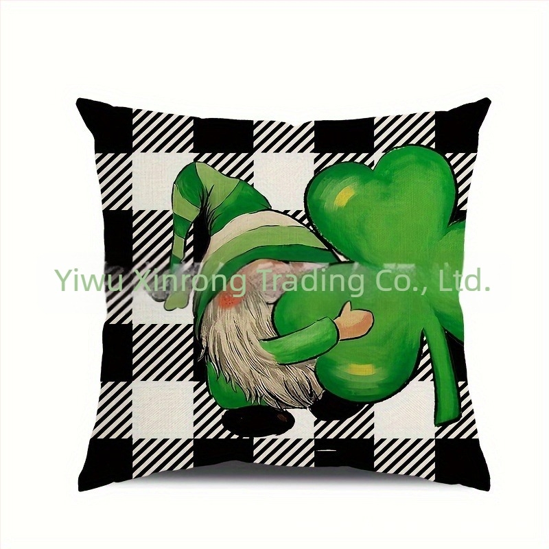 Husă de pernă din in, design tipărit personalizabil – stil modern minimalist