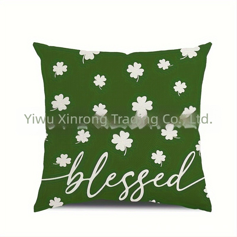 Husă de pernă din in, design tipărit personalizabil – stil modern minimalist