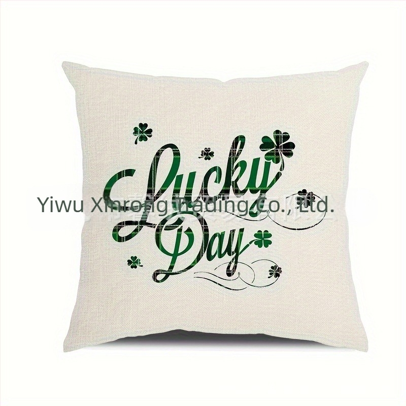 Husă de pernă din in, design tipărit personalizabil – stil modern minimalist