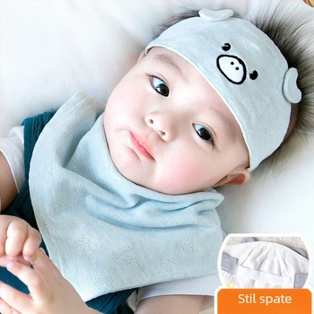 Șapcă de bebeluș din bumbac, respirabilă și ușoară, design subțire, pentru 0–12 luni, primăvară, broderie