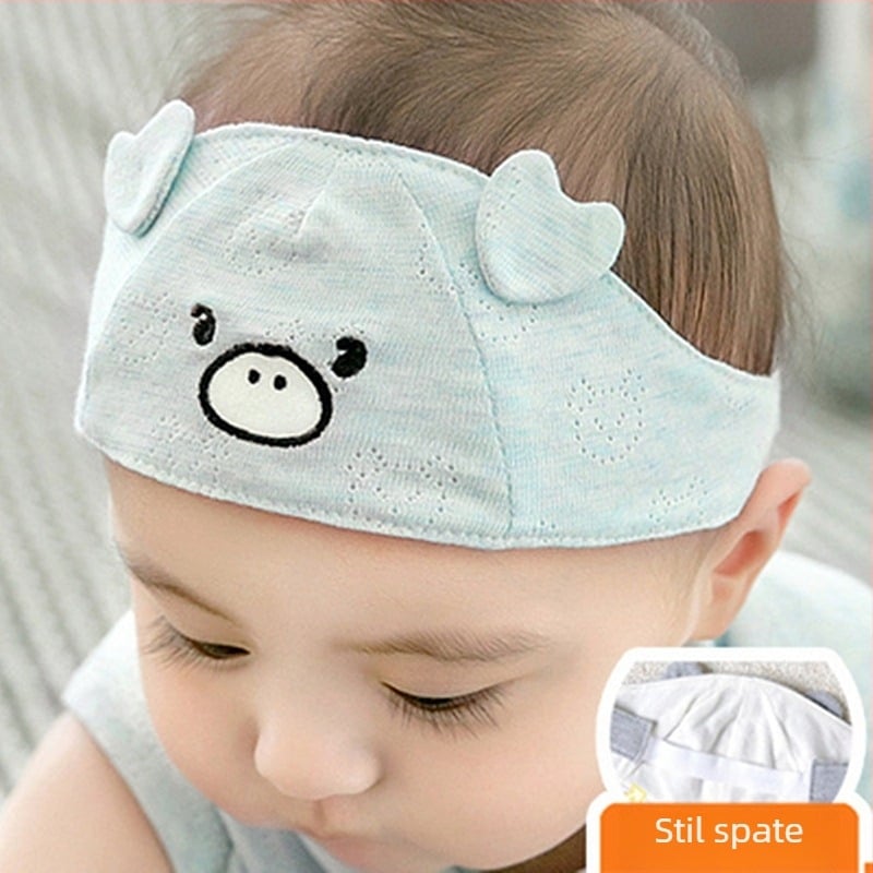 Șapcă de bebeluș din bumbac, respirabilă și ușoară, design subțire, pentru 0–12 luni, primăvară, broderie