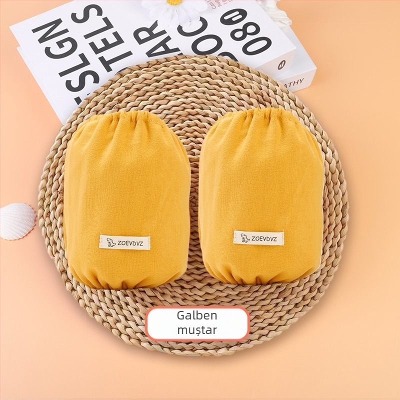 Protectori pentru mâneci din bumbac, rezistenți la mestecat, anti-murdărire, pentru 0–8 ani, unisex, stil japonez-coreean, pentru iarnă, primăvară și toamnă