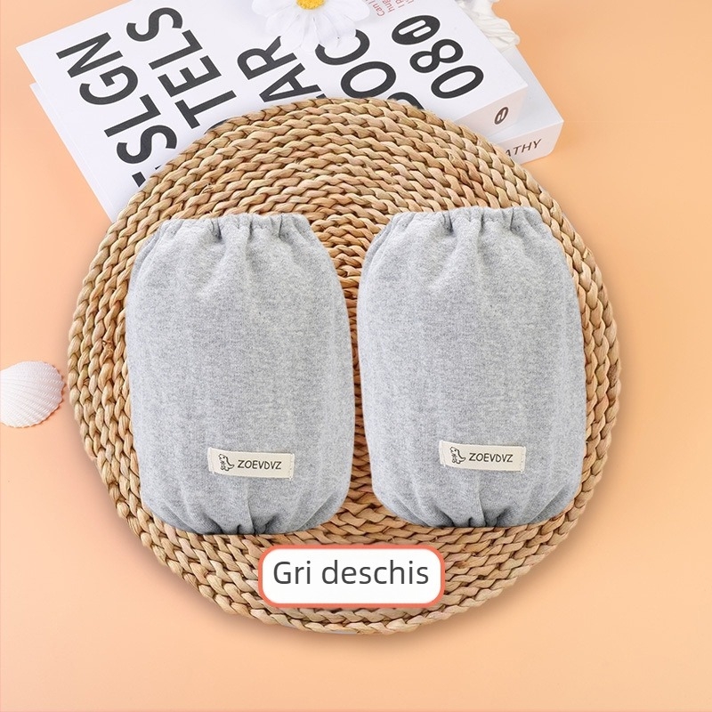 Protectori pentru mâneci din bumbac, rezistenți la mestecat, anti-murdărire, pentru 0–8 ani, unisex, stil japonez-coreean, pentru iarnă, primăvară și toamnă