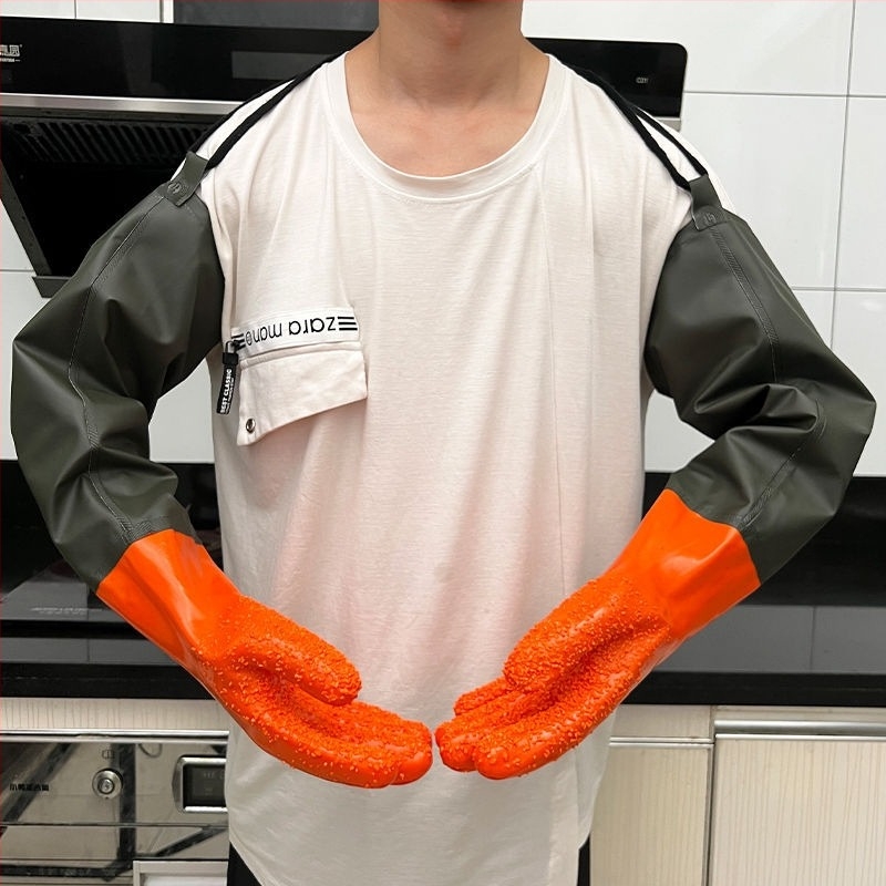 Mănuși industriale pentru pescuit – rezistente la ulei, impermeabile, antiderapante, rezistente la acizi și baze, rezistente la uzură