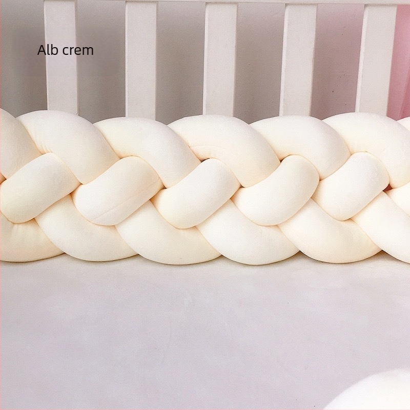 Baoyi husă pernă – Nod minge, împletire daneză cu 4 șuvițe, stil desen animat, material poliester, umplutură poliester