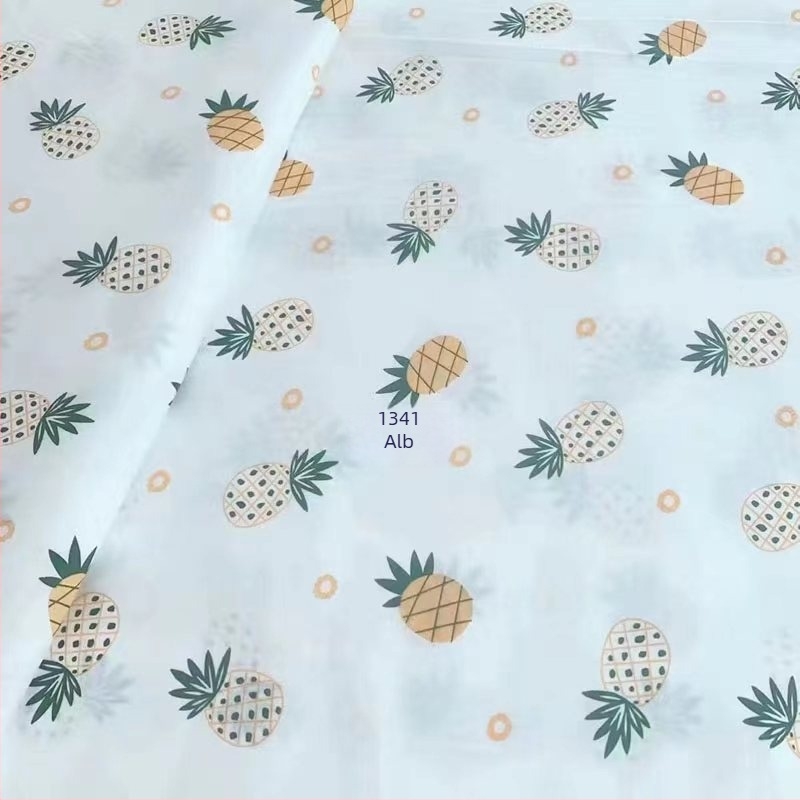 Cuvertură pentru pilotă din bumbac, imprimeu floral, imprimare digitală, stil minimalist modern