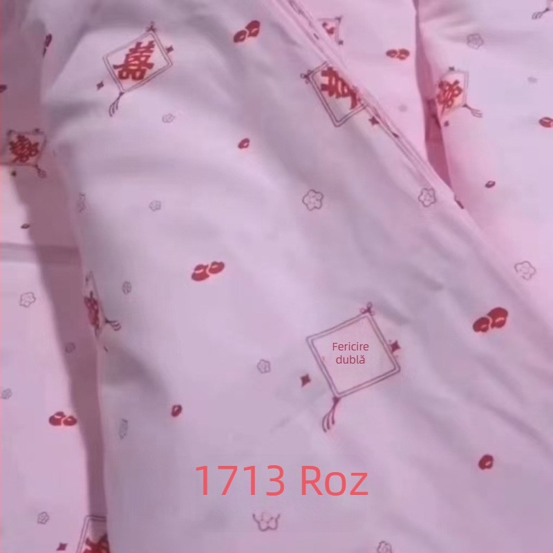 Cuvertură pentru pilotă din bumbac, imprimeu floral, imprimare digitală, stil minimalist modern