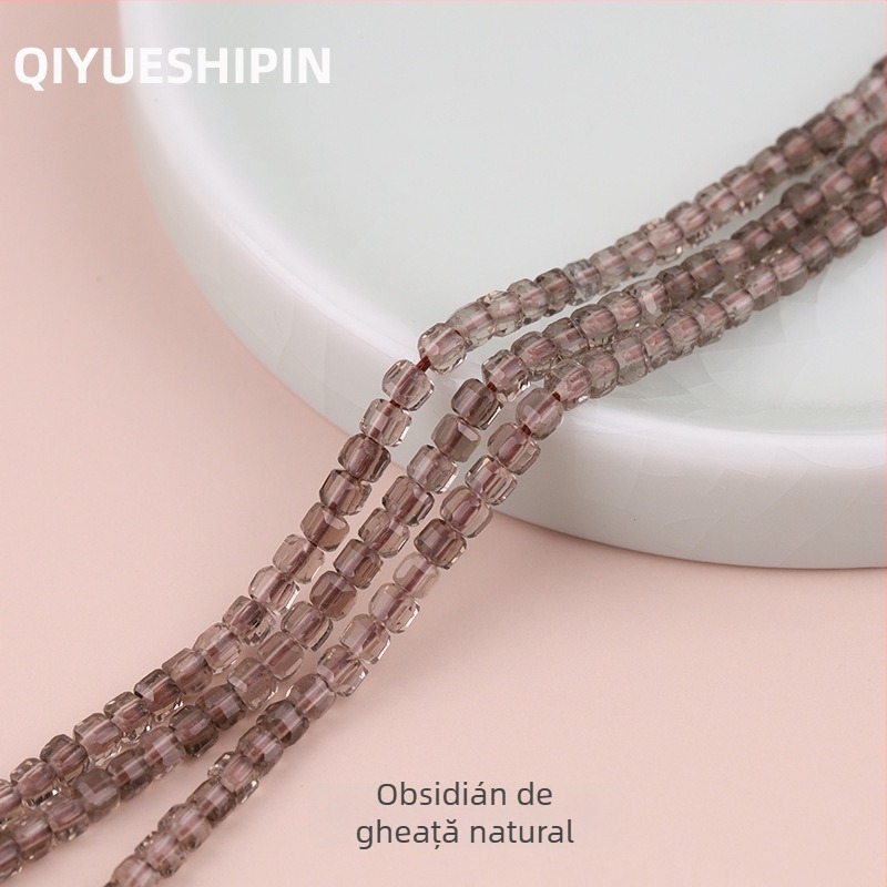 Mărgele din cristal natural – mărgele libere – tăiere și șlefuire a pietrei brute – model natural – origine Guangzhou