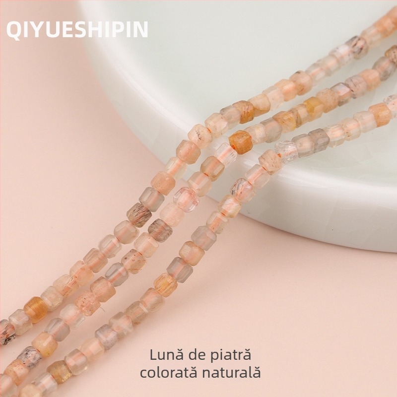 Mărgele din cristal natural – mărgele libere – tăiere și șlefuire a pietrei brute – model natural – origine Guangzhou