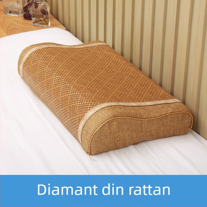 Feță de pernă din bumbac, țesătură simplă, vopsire reacitivă, stil modern minimalist.