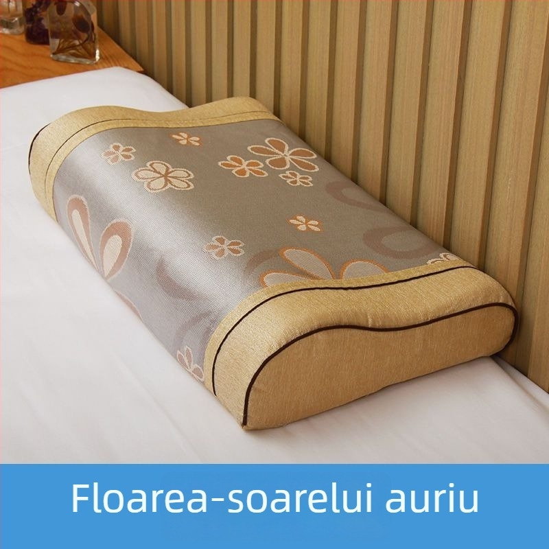 Feță de pernă din bumbac, țesătură simplă, vopsire reacitivă, stil modern minimalist.