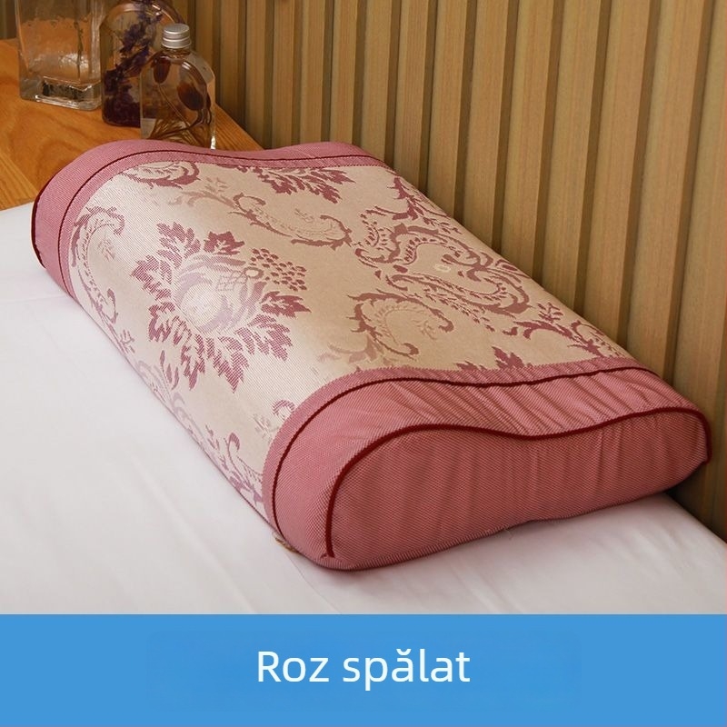 Feță de pernă din bumbac, țesătură simplă, vopsire reacitivă, stil modern minimalist.