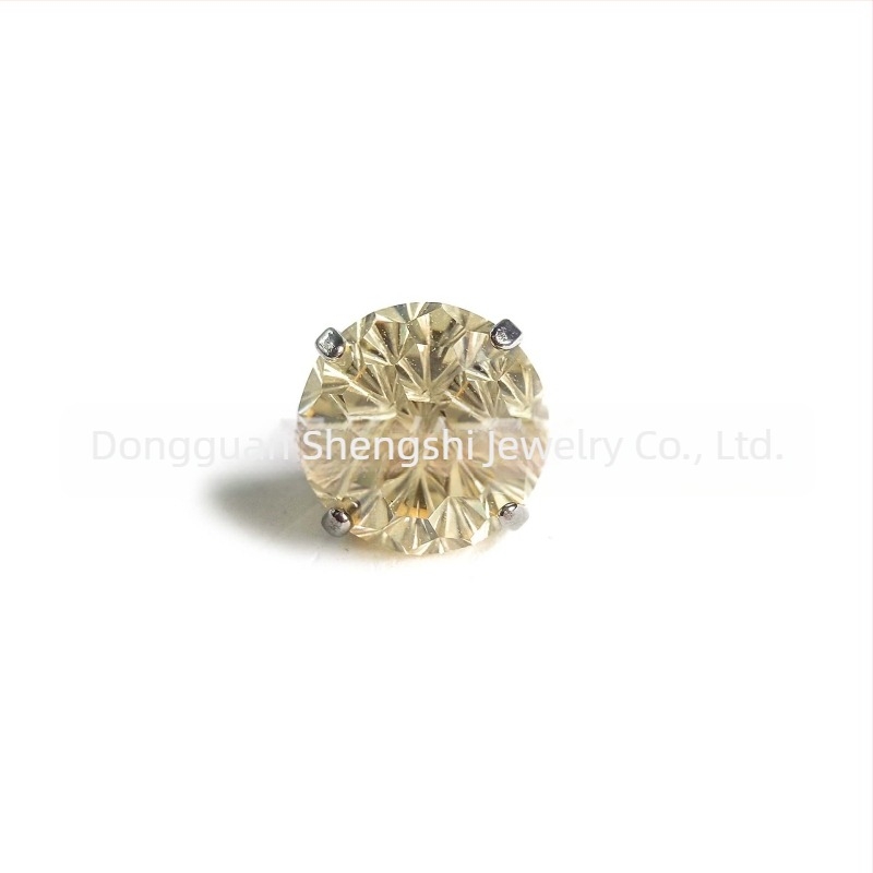 F136 Cercei din titan Fireworks-Cut, bază gradient în formă de cupă, cu zirconiu, aliaj titan G23, bijuterie pentru piercing la ureche