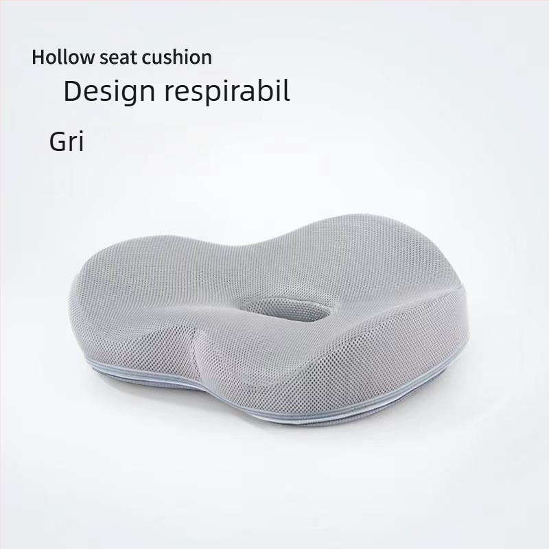 Perna de șezut din spumă cu memorie, respirabilă, pentru toate anotimpurile, pentru birou – ameliorează durerile cauzate de șederea îndelungată