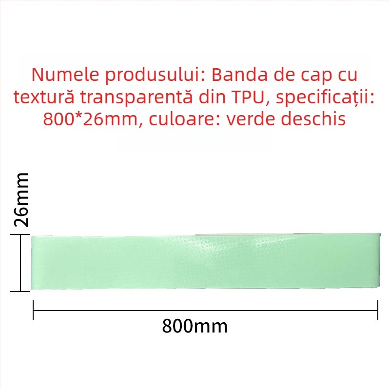 Benzi de protecție a marginii pentru racheta pickleball — rezistente la uzură, protecție împotriva desprinderii vopselei, PU material; Brand Custom-made; Sport aplicabil Tenis