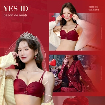 Set de sutiene fără cusur pentru femei, cu cupă completă, bretele detașabile duble, respirabil, închidere la spate cu un singur rând de cârlige