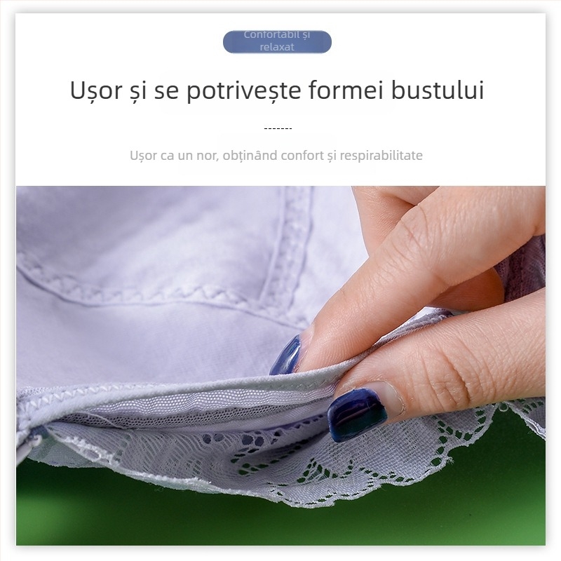 Sutien de modelare ultra-subțire, fără fir, pentru bust plin, fără cusături, anti-prolaps, bretele reglabile, mărime mare