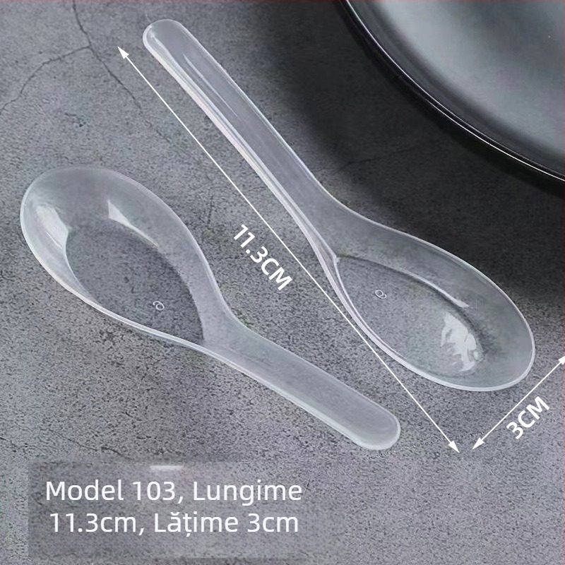 Vas de unică folosință Yongxie, rotund, 360ml, plastic, logo tipărit, personalizabil