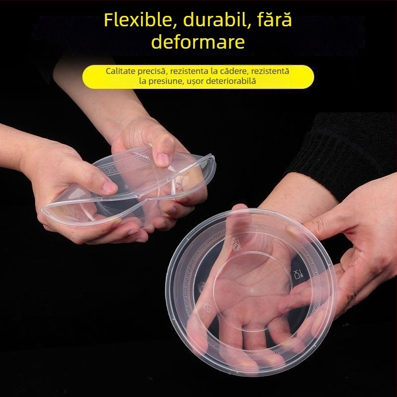 Cutie de prânz dreptunghiulară din folie de aluminiu, de unică folosință, necompatibilă cu microundele.