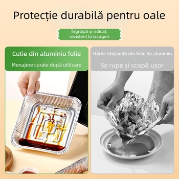 Tavă de hârtie cu folie de aluminiu, de unică folosință – rotundă sau pătrată, alimentară, 10–55 buc., 3 ani valabilitate, reciclabilă