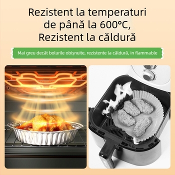 Tavă de hârtie cu folie de aluminiu, de unică folosință – rotundă sau pătrată, alimentară, 10–55 buc., 3 ani valabilitate, reciclabilă